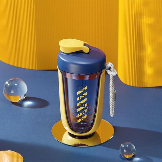 LORDEX - Qavi Premium Shaker Bottle with Rope Handle