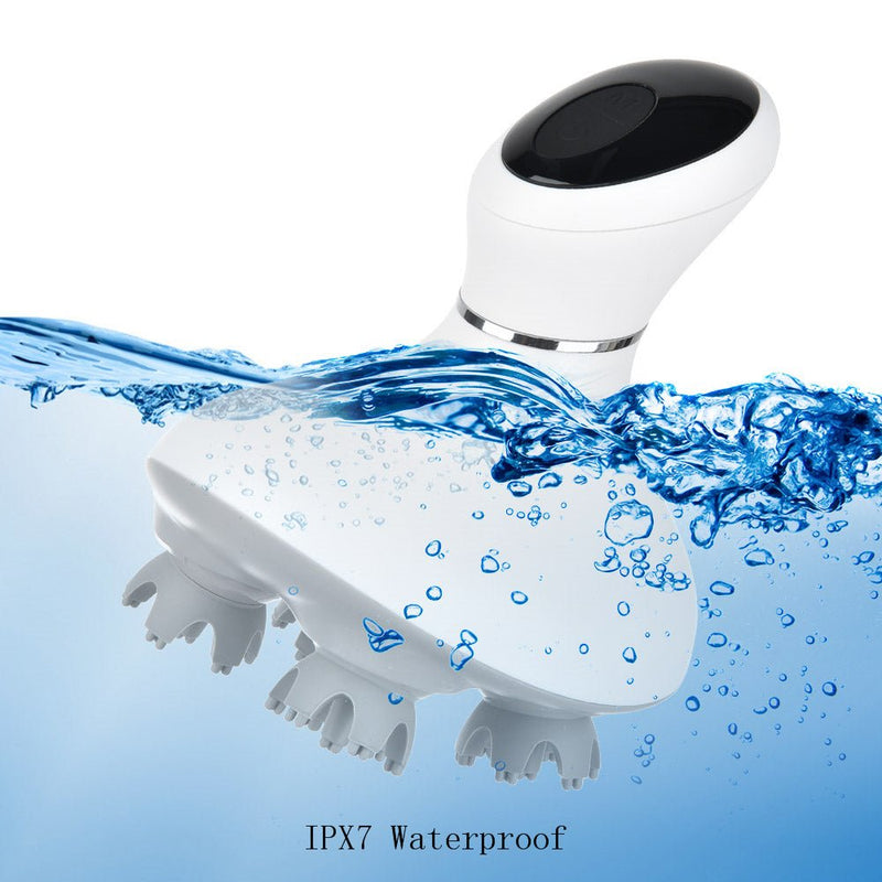Rechargeable Waterproof Head & Scalp Massager
